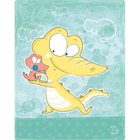 Kuchi-koo Gold Ornate Wood Framed Art Print with Double Matting by Blue Fish