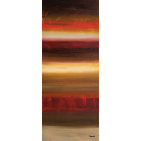 Freedom Panel Gold Ornate Wood Framed Art Print with Double Matting by Guedez, Carmen