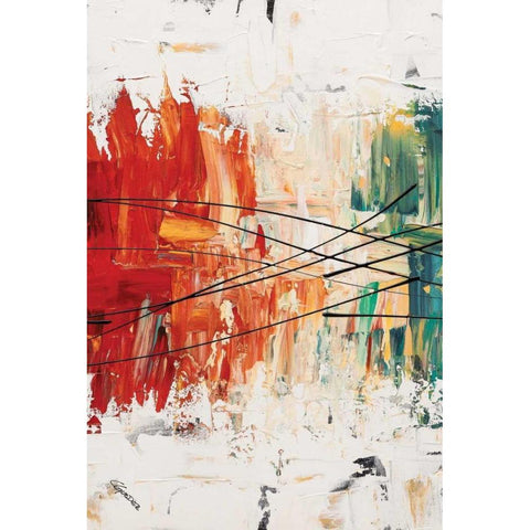 Crystal Clear III Black Modern Wood Framed Art Print with Double Matting by Guedez, Carmen