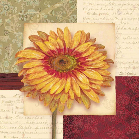 Bella Donna III Gold Ornate Wood Framed Art Print with Double Matting by Gladding, Pamela