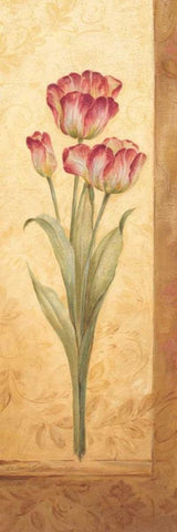 Grandiflora IV Black Ornate Wood Framed Art Print with Double Matting by Gladding, Pamela