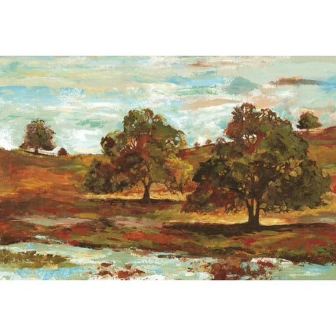 Landscape II Black Modern Wood Framed Art Print by Gorham, Gregory