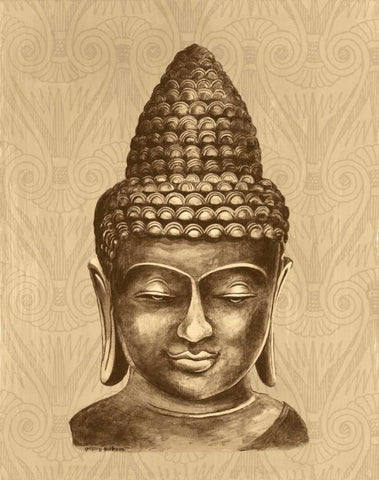 Lopburi I White Modern Wood Framed Art Print with Double Matting by Gorham, Gregory