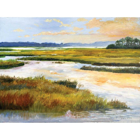 Blackfish Creek White Modern Wood Framed Art Print by Gorham, Gregory