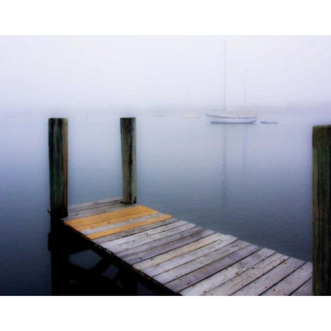 Serene Morning II Gold Ornate Wood Framed Art Print with Double Matting by Hausenflock, Alan