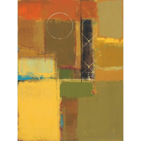 Sunny Mindset I Gold Ornate Wood Framed Art Print with Double Matting by Lentz, Michael