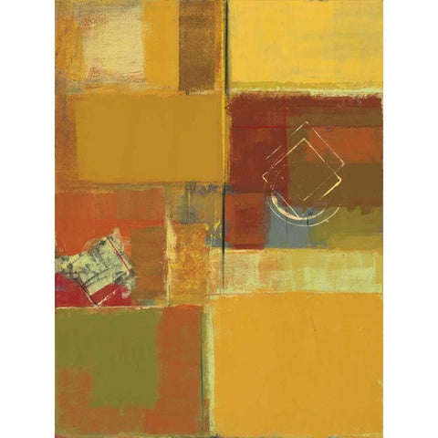 Sunny Mindset II Gold Ornate Wood Framed Art Print with Double Matting by Lentz, Michael