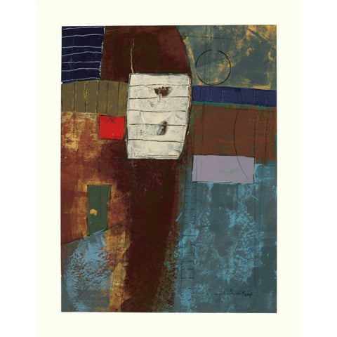 Medford Manor I Black Modern Wood Framed Art Print with Double Matting by Kime, John