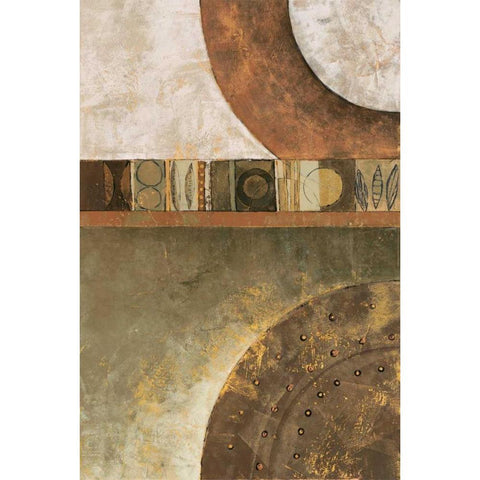 Spirits Tapestry I Gold Ornate Wood Framed Art Print with Double Matting by Kime, John