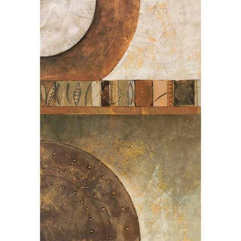 Spirits Tapestry II Gold Ornate Wood Framed Art Print with Double Matting by Kime, John