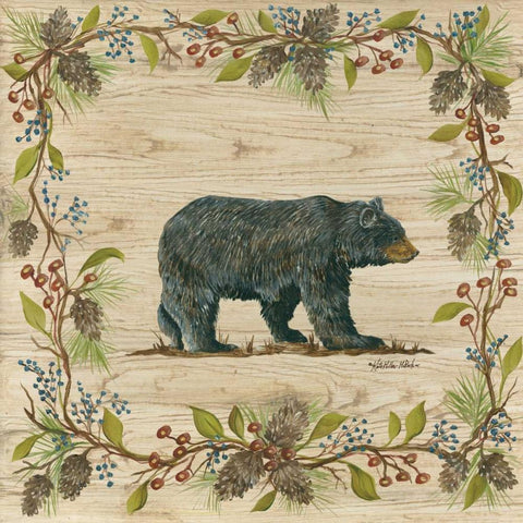 Aspen Woods I Black Ornate Wood Framed Art Print with Double Matting by McRostie, Kate