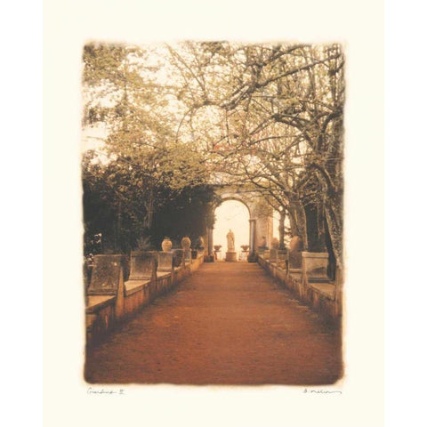 Giardino II White Modern Wood Framed Art Print by Melious, Amy
