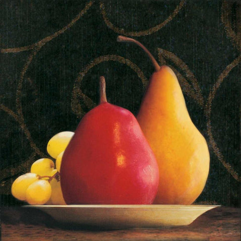 Frutta del Pranzo III Gold Ornate Wood Framed Art Print with Double Matting by Melious, Amy