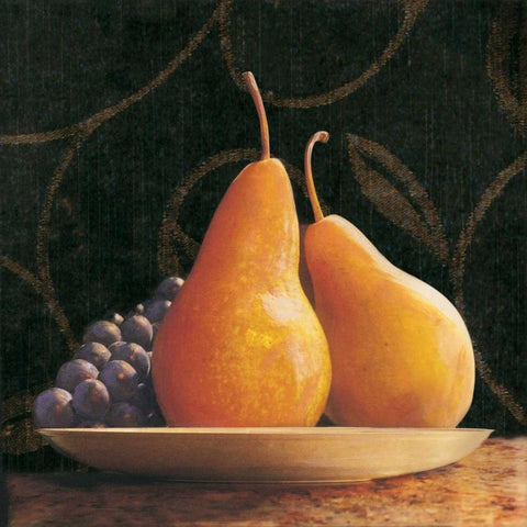 Frutta del Pranzo IV Gold Ornate Wood Framed Art Print with Double Matting by Melious, Amy