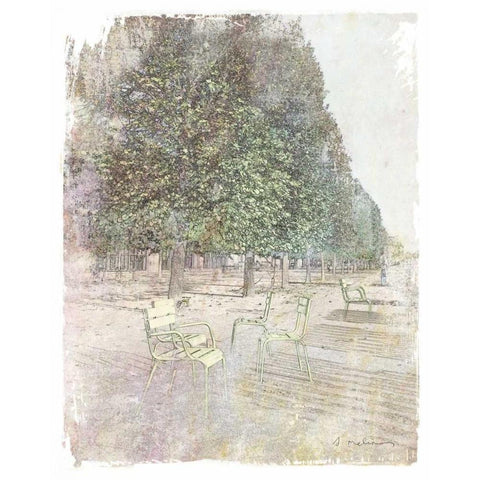 French Illustration IV White Modern Wood Framed Art Print by Melious, Amy