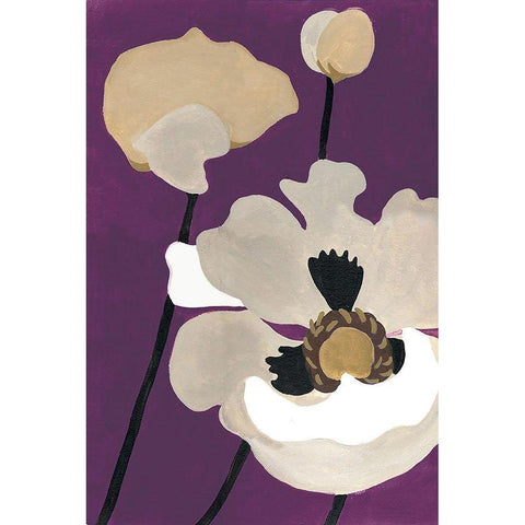 Ultraviolet Pop II Gold Ornate Wood Framed Art Print with Double Matting by Ferry, Margaret