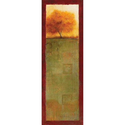 Autumn Vision I Gold Ornate Wood Framed Art Print with Double Matting by Martin, Cheryl