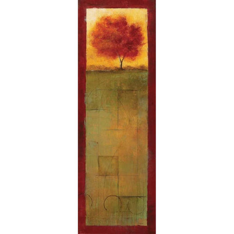 Autumn Vision II Gold Ornate Wood Framed Art Print with Double Matting by Martin, Cheryl