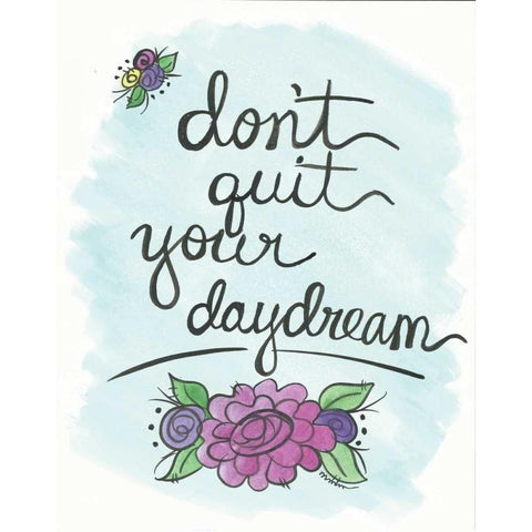 Daydream Gold Ornate Wood Framed Art Print with Double Matting by Martin, Monica