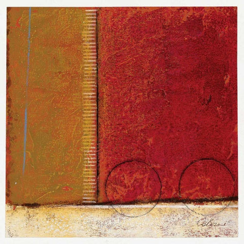 Spice Field I Black Modern Wood Framed Art Print by Osborne, Susan