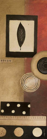 Radius Panel I Black Ornate Wood Framed Art Print with Double Matting by Poloson, Kimberly