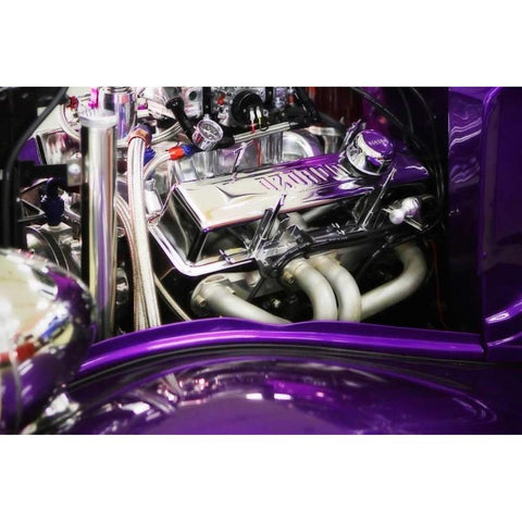 Street Rod II Gold Ornate Wood Framed Art Print with Double Matting by Hausenflock, Alan