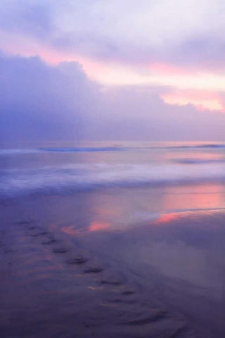 Wrightsville Sunrise II White Modern Wood Framed Art Print with Double Matting by Hausenflock, Alan