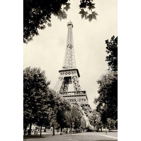 Eiffel Tower I White Modern Wood Framed Art Print by Melious, Amy