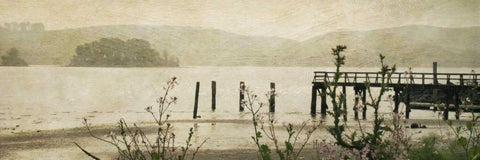 Marshall II White Modern Wood Framed Art Print with Double Matting by Melious, Amy