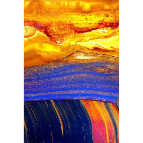 Archaea Gold Ornate Wood Framed Art Print with Double Matting by Taylor, Douglas