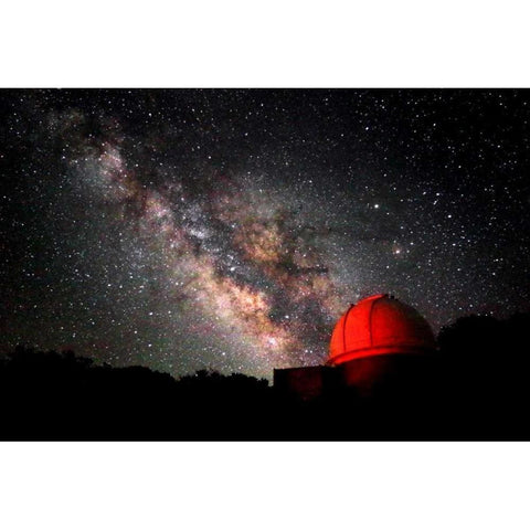 Milky Way III Gold Ornate Wood Framed Art Print with Double Matting by Taylor, Douglas