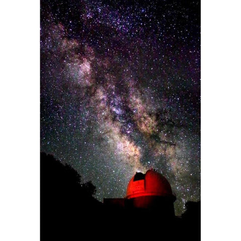 Milky Way V Gold Ornate Wood Framed Art Print with Double Matting by Taylor, Douglas