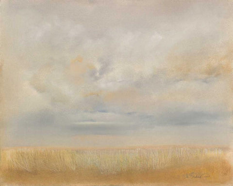 Summer Black Ornate Wood Framed Art Print with Double Matting by Sheler, Sammy