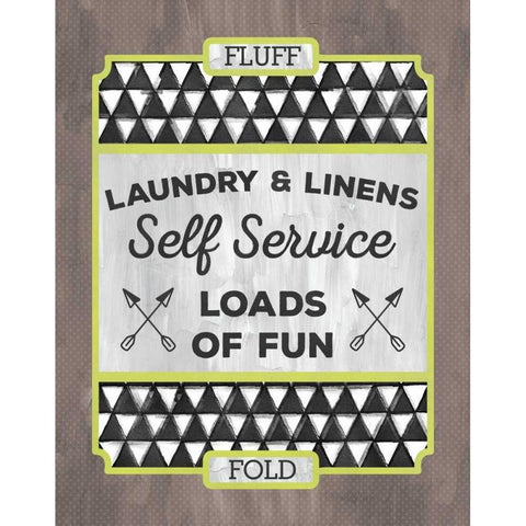 Laundry Linens Gold Ornate Wood Framed Art Print with Double Matting by Sta Teresa, Ashley