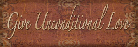 Unconditional Love White Modern Wood Framed Art Print with Double Matting by Williams, Todd
