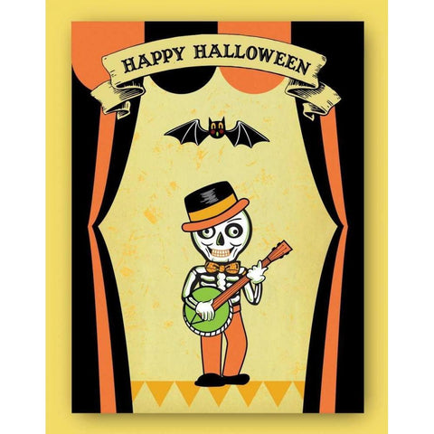 Dr. Crow II Black Modern Wood Framed Art Print by Woo, Teresa