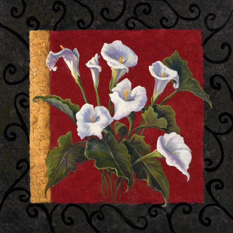 Classique I White Modern Wood Framed Art Print by Wacaster, Linda