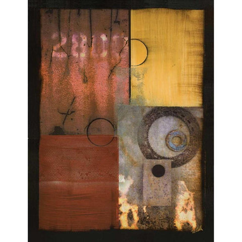 Invention I Black Modern Wood Framed Art Print by Zelda