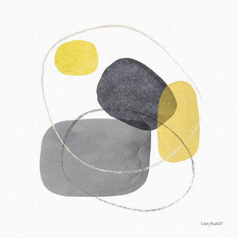 Radiance 03 Gold Ornate Wood Framed Art Print with Double Matting by Audit, Lisa