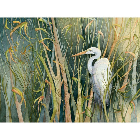 Afternoon Delight White Modern Wood Framed Art Print by Rizzo, Gene