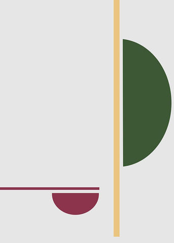 Balance No.4 Black Ornate Wood Framed Art Print with Double Matting by Ratcliffe, Tiffany