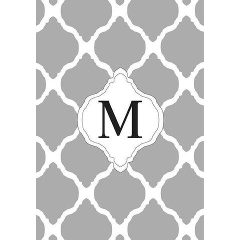 M Gold Ornate Wood Framed Art Print with Double Matting by Art Licensing Studio