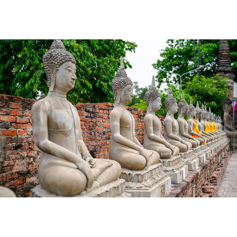 Thailand - 142 Black Modern Wood Framed Art Print with Double Matting by Heine, Ben