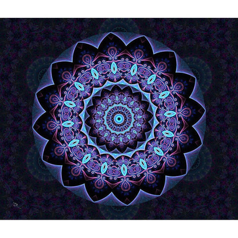Set and Setting 4 Gold Ornate Wood Framed Art Print with Double Matting by Gray, Cameron
