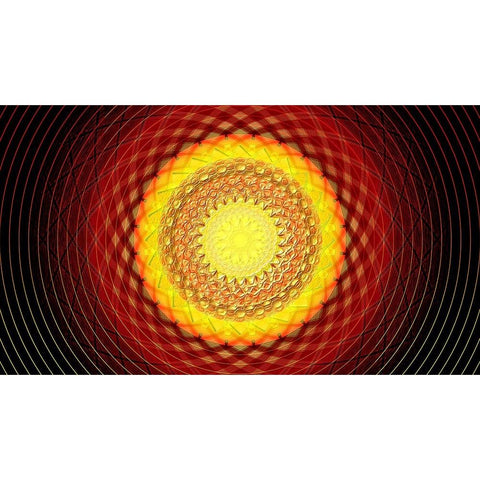 Thrust Inc 5 Gold Ornate Wood Framed Art Print with Double Matting by Manlove, David