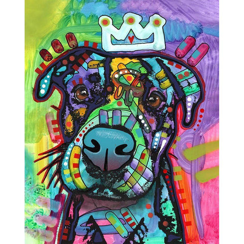 Big Mush Black Modern Wood Framed Art Print with Double Matting by Dean Russo Collection