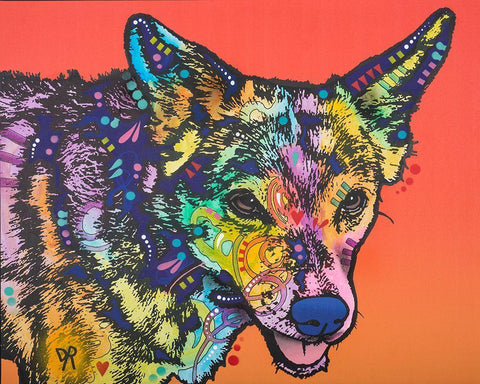 Max Black Ornate Wood Framed Art Print with Double Matting by Dean Russo Collection