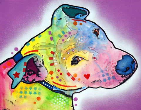 mucca work White Modern Wood Framed Art Print with Double Matting by Dean Russo Collection