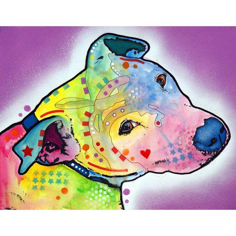 mucca work Black Modern Wood Framed Art Print with Double Matting by Dean Russo Collection