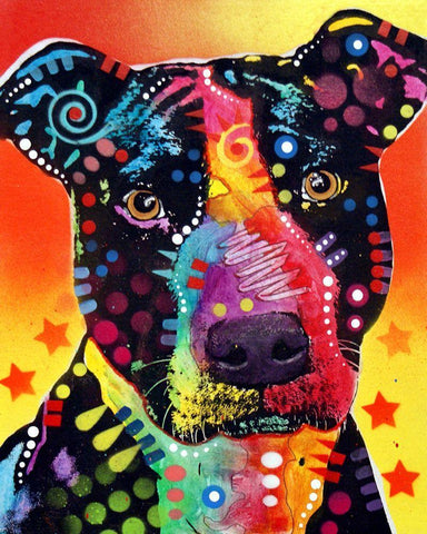 The Focused Pit White Modern Wood Framed Art Print with Double Matting by Dean Russo Collection